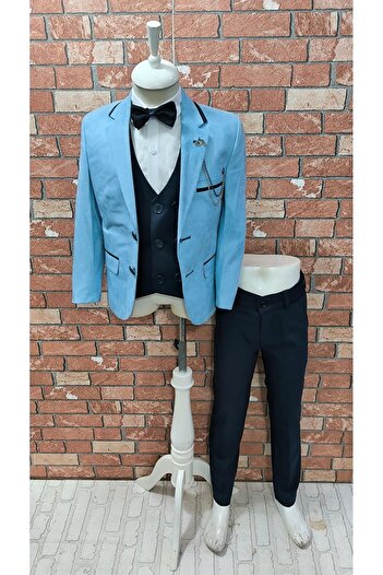 HAYTA Suit Vest Shirt Set Velvet 5years-10years
