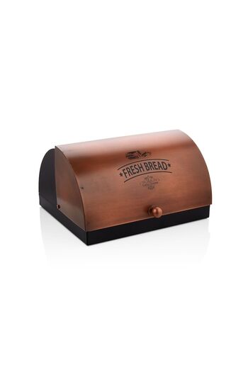 Gerçektrend Galvanized Metal Oval Bread Box Bread Box Basket