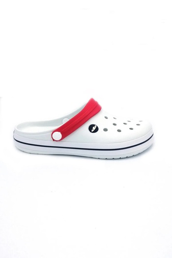 Akınal Bella Full Orthopedic Men's Slippers White Doctor Nurse Chef Daily