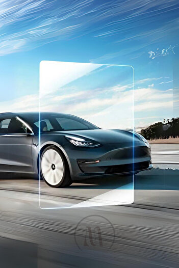 minsun Tesla Model Y Compatible 15inch Multimedia Auido Screen Protector Glass Film Anti-Scratch Car Screen Protector