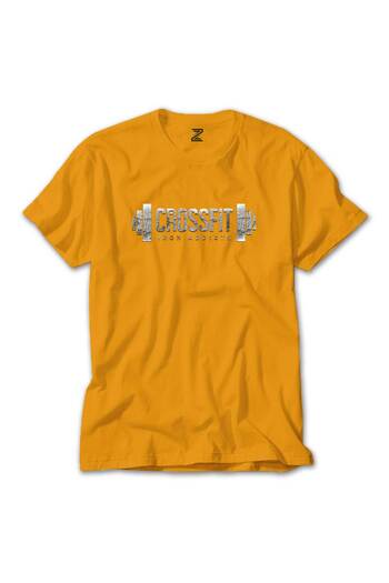 Z zepplin Crossfit Iron Yellow T-Shirt