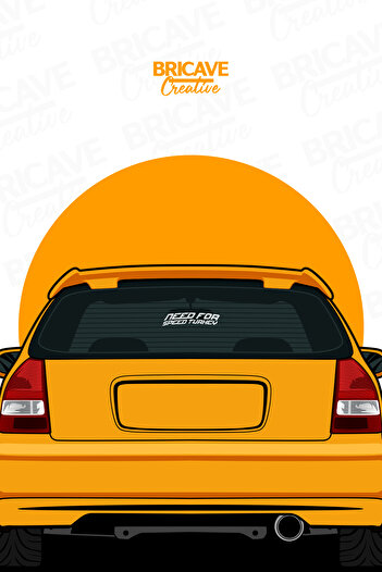 Bricave Need For Speed TURKEY JDM Autocolant autocolant pentru parbriz auto-motocicletă 19x4cm