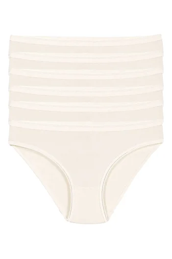 Yıldız Çamaşır Chiloți bikini ecru, pachet de 6 bucăți, fără urme