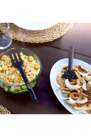 DEMPA Serving Set 3 Spoon, Spatula and Fork Suitable for Microwave Use