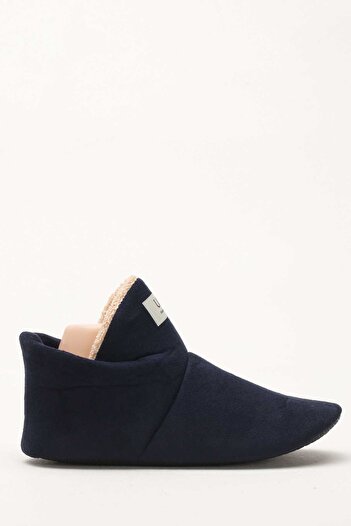 Ayakkabı Modası Women's Navy Blue Home Boots