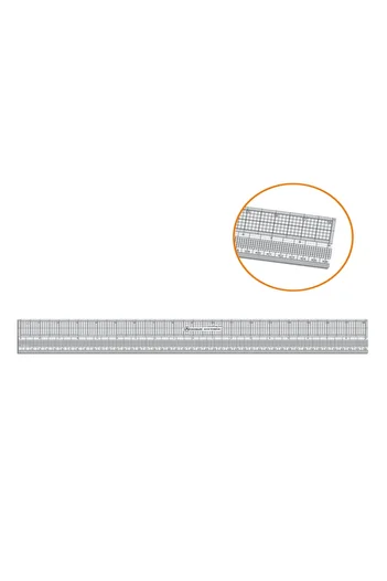 Artscholar Millimetric Divided Ruler 5 Cm X 45 Cm