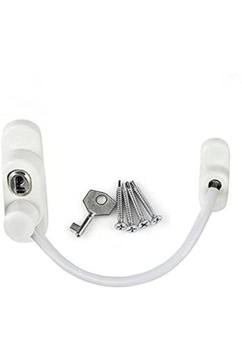cermix قفل أمان حبل منديل الباب PVC [مع مفتاح