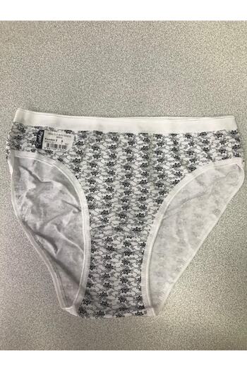 Tutku Pack of 12 Women's Patterned Bikini Panties Assortment Kilot