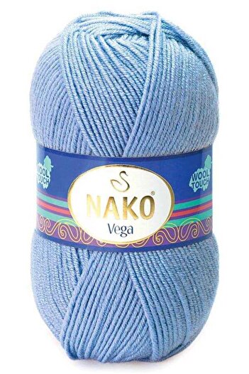 NAKO Νήμα Vega El Örgü İpliği 271 Μπλε Βιολέτα