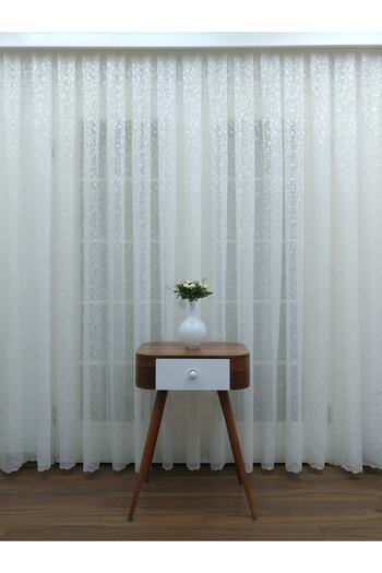 Esse Home Örme Dokuma Düz, 550x260, Sık Pile, 1/3 Tül Perde