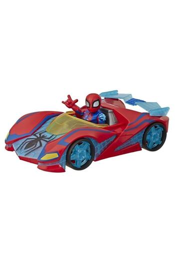 Hasbro Marvel Super Hero Adventures Spider Man Mega Mini Figure and Vehicle E7932