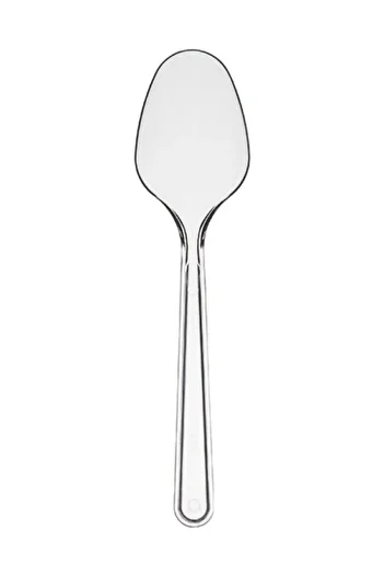 Poppy Luxury Transparent Spoon - 100 Plastic Classic