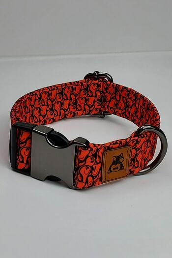 UTDpet Midlite Redd Dog Collar