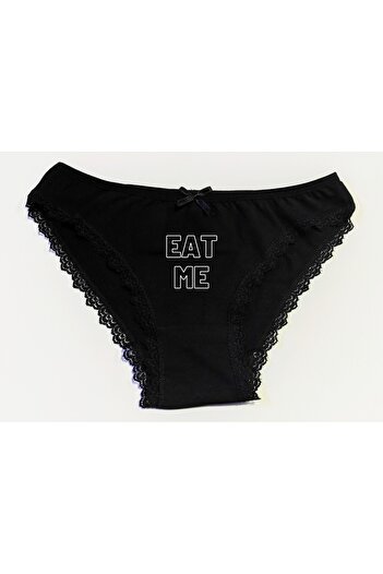 BoxerMasters Eat Me Written εμπριμέ γυναικείο εσώρουχο