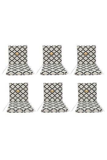 Vip Home Concept Chair Cushion 6 Pieces