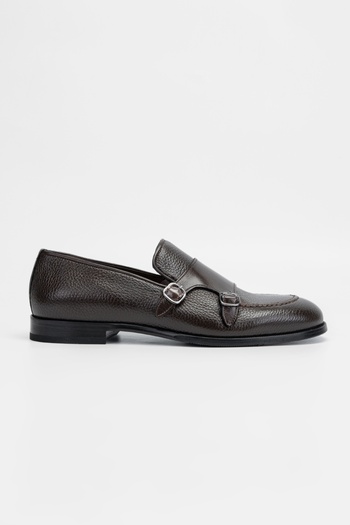 Valmenti Men's Brown Gyk Genuine Leather Loafer Shoes