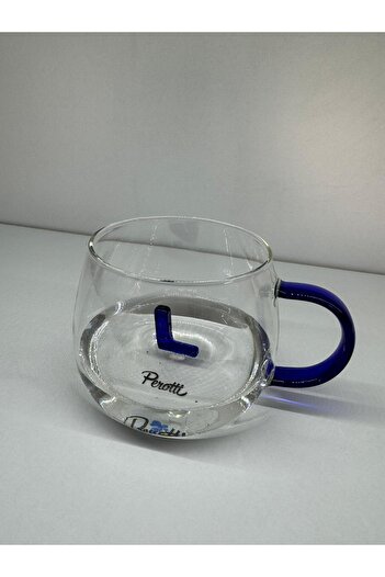 B.A.Y.NUVOLA Lettered Glass Mug Lettered Design Lettered Glass Cup 400 Ml