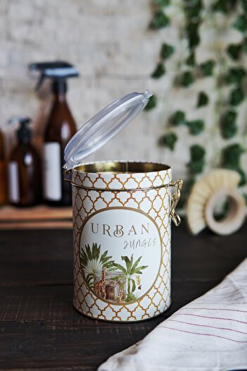 EVLE Er117-7ı Forrest Yellow Urban Patterned Spice Shaker 1.1 Lt