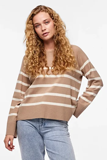 PIECES PCSIA LS KNIT NOOS BC
