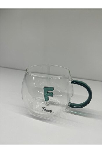 B.A.Y.NUVOLA Lettered Glass Mug Lettered Design Lettered Glass Cup 400 Ml