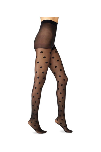 MİSTİRİK Sorano Model BUBBLE Pattern Tightening Thin Socks Pantyhose Black Color
