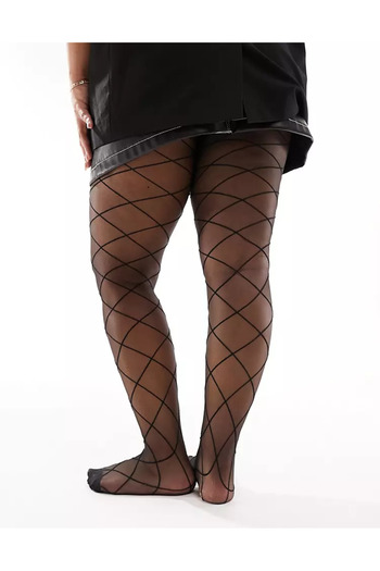 MİSTİRİK Sorano Model Azra Pattern Collector Pantyhose Black Color