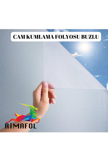 RİMAFOL CAM KUMLAMA FOLYOSU BUZLU CAM FİLMİ 90cmx5m