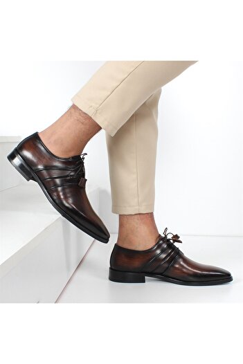 Celal Gültekin Καφέ Ανδρικά Παπούτσια Classic 552 035-16512