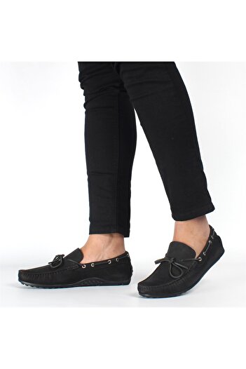 Celal Gültekin Ανδρικά παπούτσια Casual Nubuck Μαύρα - 210