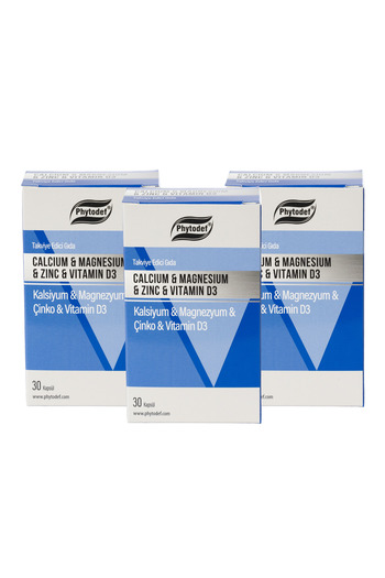 Phytodef Calcium Magnesium Zinc Vitamin D - 30 Capsules