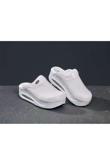 Dr. Mitra Λευκές Παντόφλες Air Max Model Orthopedic Full Anatomical Sabo