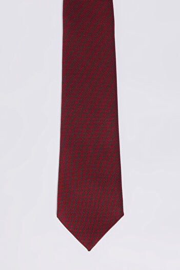 ALTINYILDIZ CLASSICS Men's Burgundy Patternless Tie