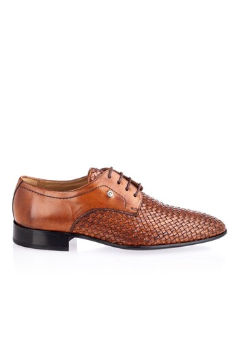 Celal Gültekin Ανδρικά κλασικά παπούτσια Cg 9016 Tan Wicker