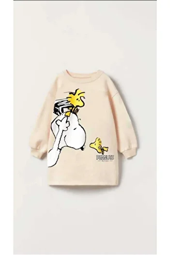 Machetta Rochie/Tunică pentru fete Snoopy Peanuts cu imprimeu pentru copii