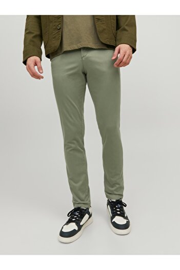 Jack & Jones Jack&jones Slim Fit Men's Green Trousers12150148