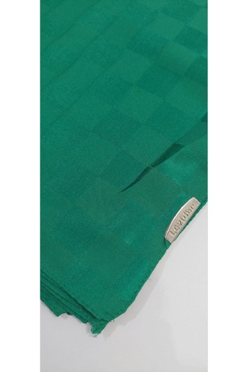 Levidor Jacquard Checkerboard Pattern Scarf
