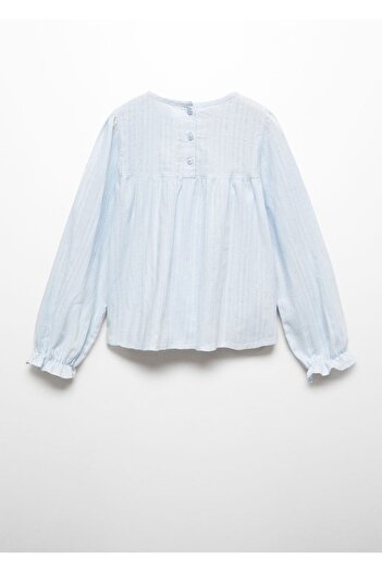 MANGO Kids Blue Blouse Pentru Copii