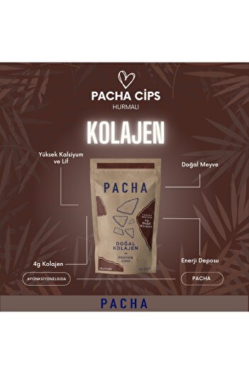 PACHA Natural Collagen and Protein Chips |   Date |   Package of 14 (14 X 10g)