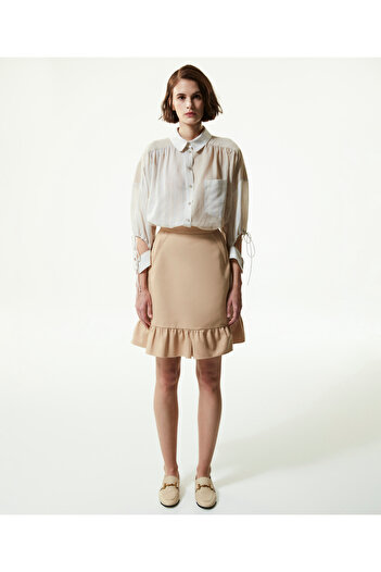 Machka Women's Camel Skirt