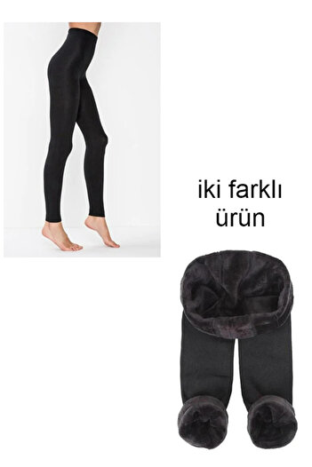 Tutku Thermal Bottom AND PLUSH TIGHTS SET