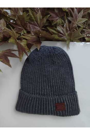Meriç bebe Flexible Thick Knitted Knitwear Basic Standard Unisex Beret 2-8 Years