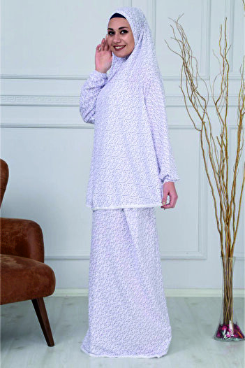 Şahane Prayer Clothes 2 Piece Women's Dress 100% Cotton