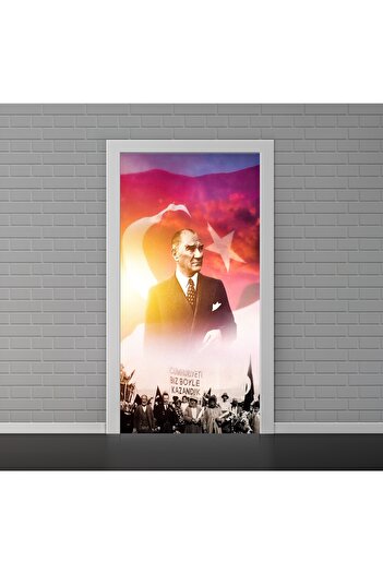 Eser Reklam yeşil Anaokul Kreş Ilkokul Ortaokul Anasınıfı Lise Kapı Giydirme Sticker Folyo