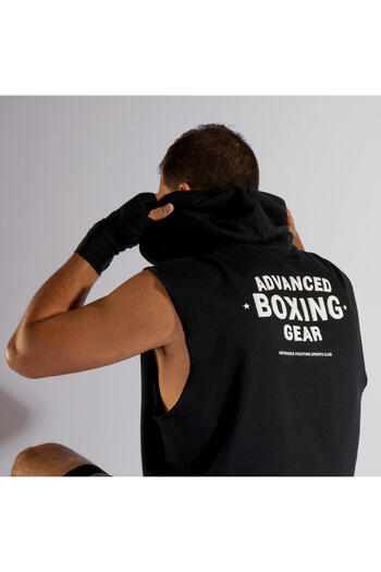 Decathlon Hooded Athlete - Boxing - Black
