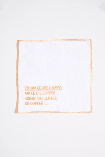 Deeps Brands Coffee - Orange Presentation Napkin