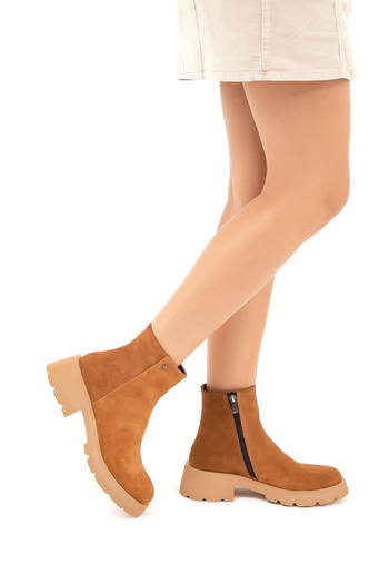 Tamer Tanca Γυναικείες δερμάτινες μπότες casual 33 58001 Bn Boots Sk22/23