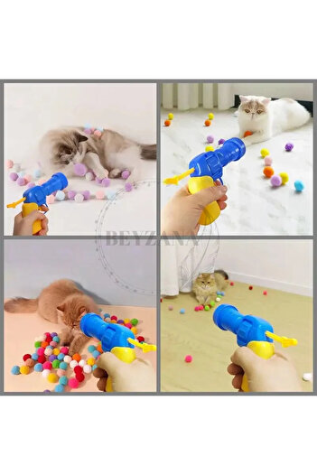 BEYZANA Toy Cat Ball Launcher