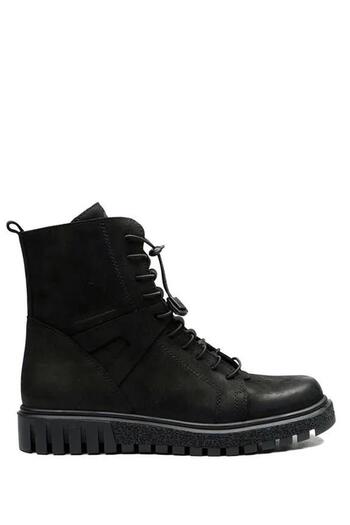Hammer Jack 102 17945 Μαύρες ανδρικές μπότες Nubuck