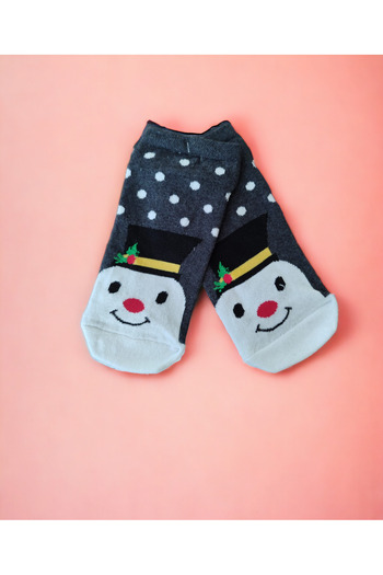 Nino Store New Year Themed Snowman New Year Gift Socks