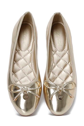 Nine West LUCA 3PR Altın Kadın Babet